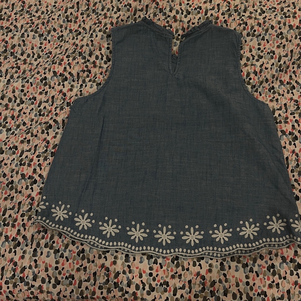 J Crew Blue top sz L